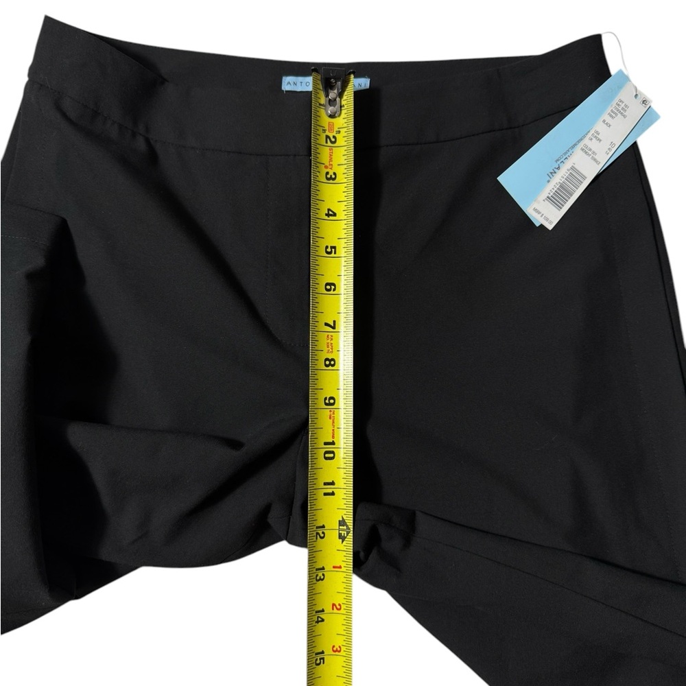 Antonio Melani Wide Leg Nars Pants Womens size 10 Midnight Black Terrance NWT - Picture 4 of 8